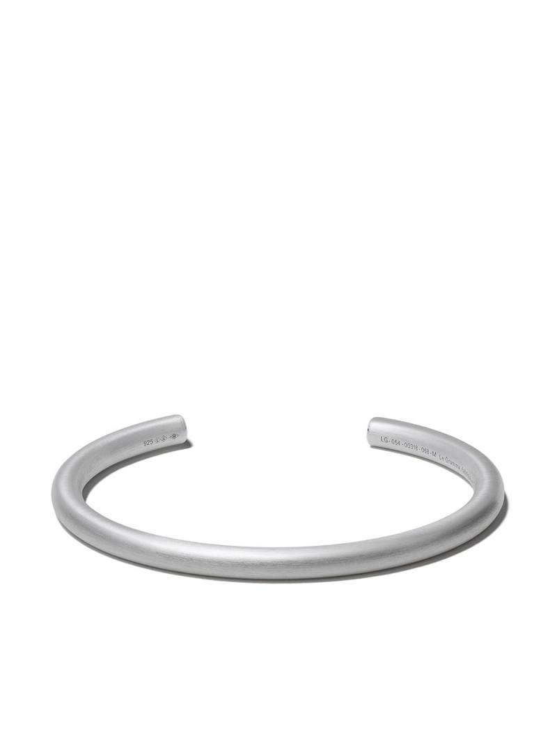 Le Gramme brushed bangle bracelet - Silver von Le Gramme