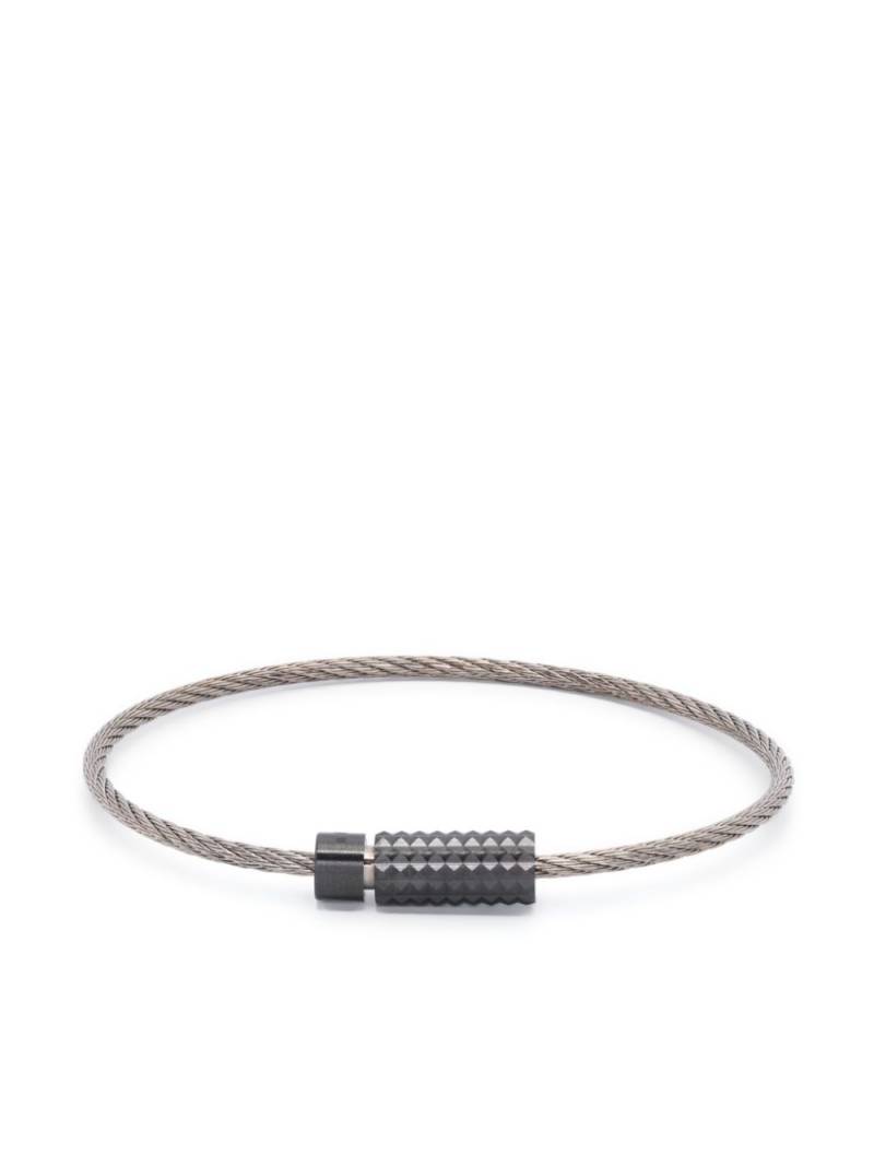 Le Gramme cable-link chain bracelet - Silver von Le Gramme