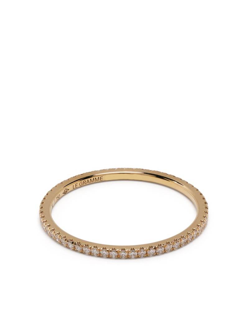 Le Gramme pavé diamond rings - Gold von Le Gramme