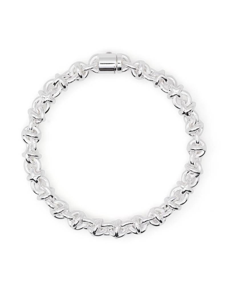 Le Gramme polished entrelacs bracelet - Silver von Le Gramme