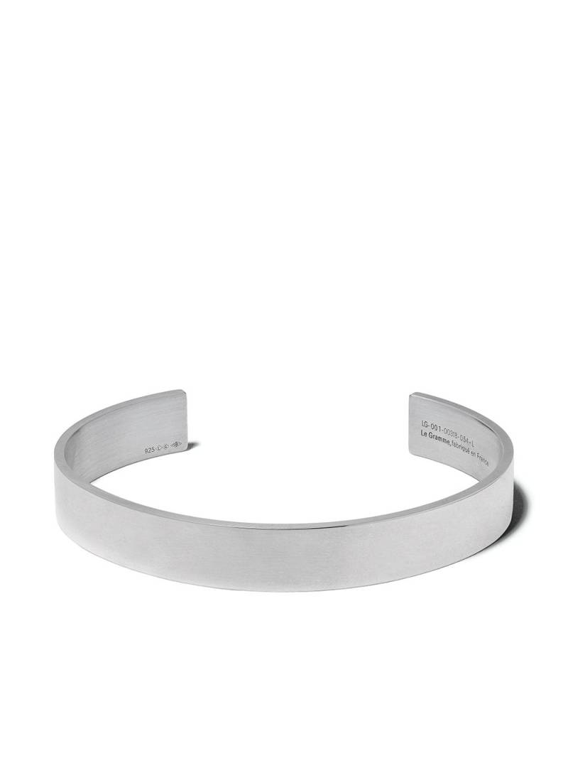 Le Gramme ribbon bracelet - Silver von Le Gramme