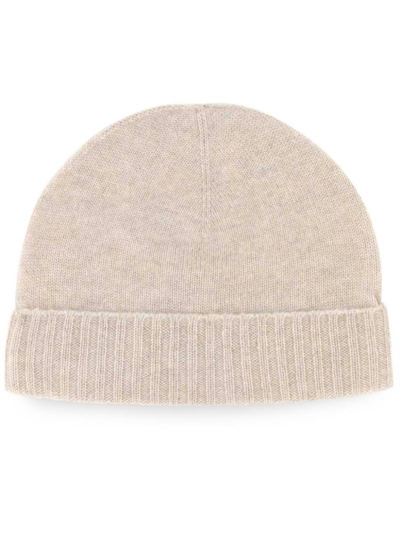 Le Kasha cashmere beanie hat - Neutrals von Le Kasha