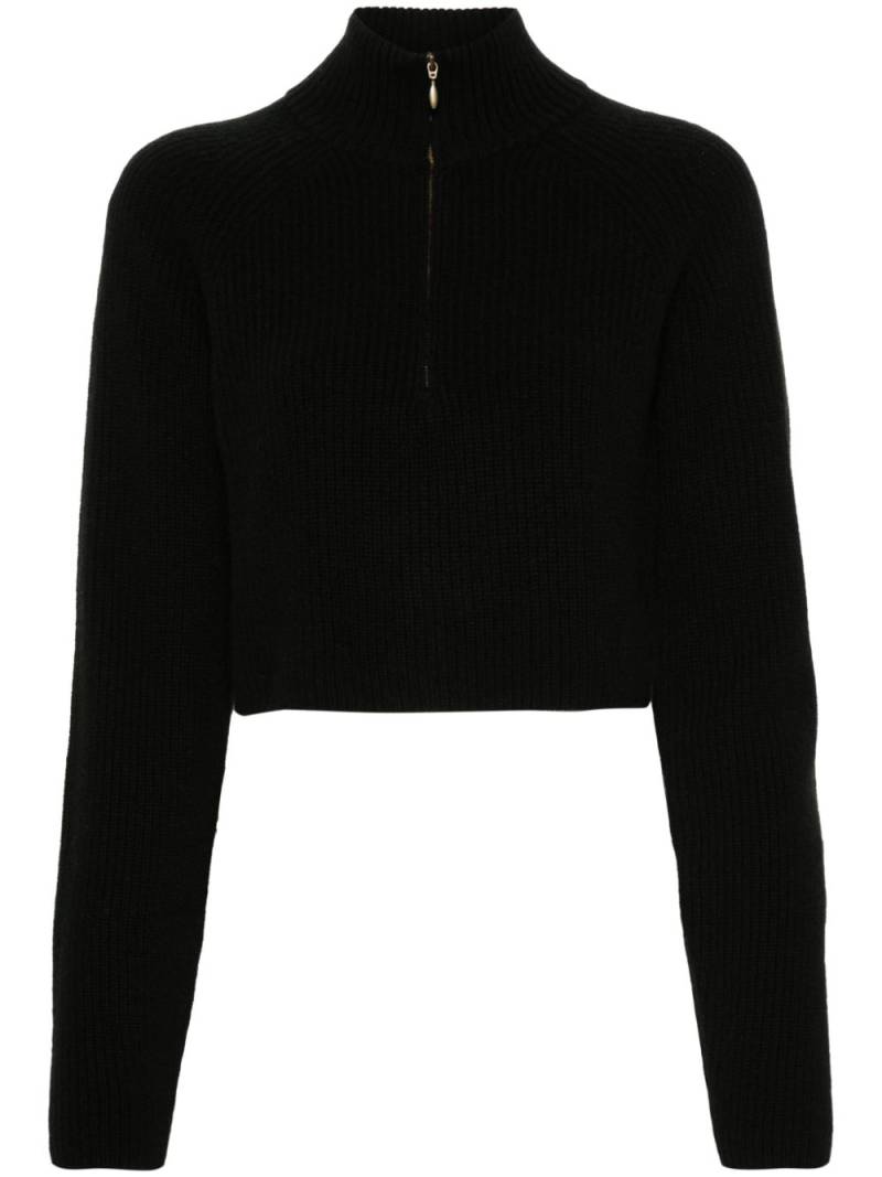 Le Kasha cropped sweater - Black von Le Kasha