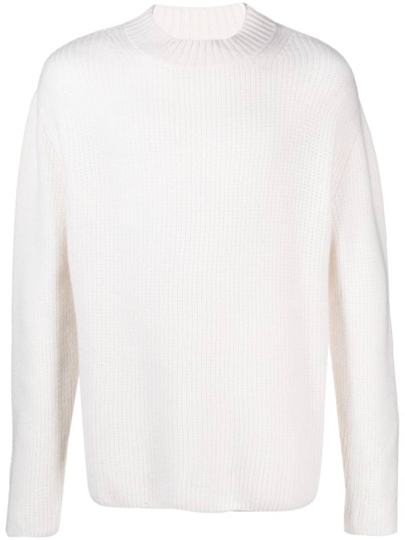 Le Kasha ribbed organic cashmere jumper - White von Le Kasha