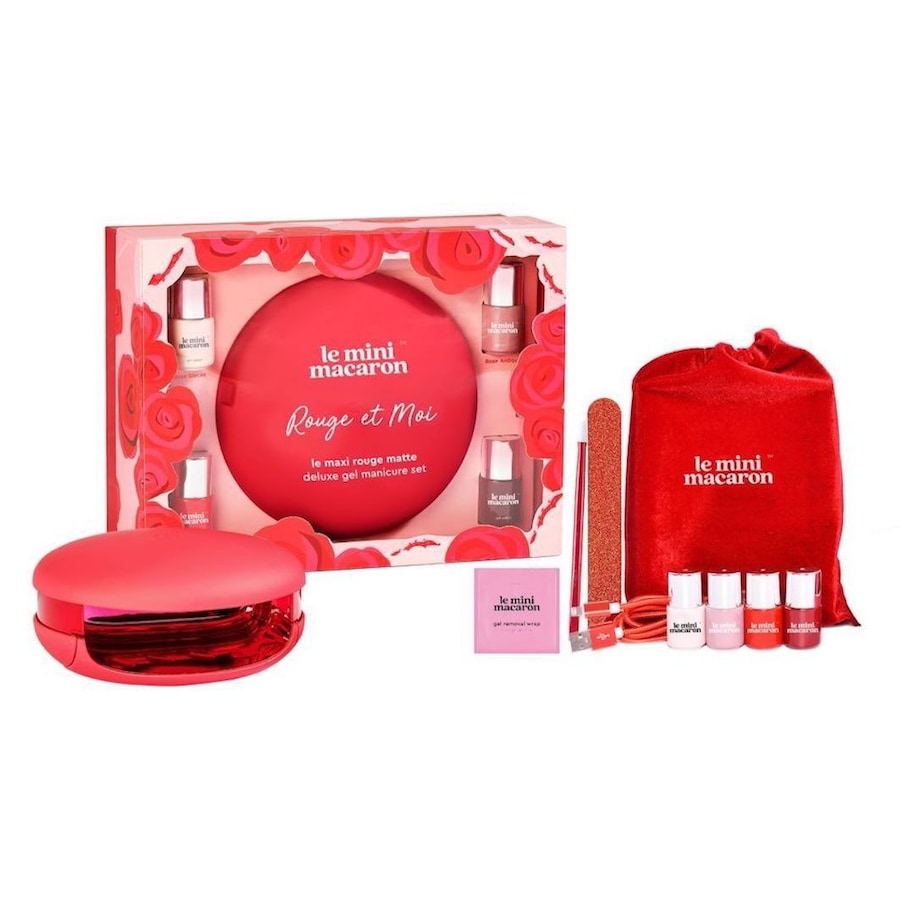 Le Mini Macaron  Le Mini Macaron Le Maxi Rouge & Moi Deluxe Gel Manicure Set nagelpflegeset 1.0 pieces von Le Mini Macaron