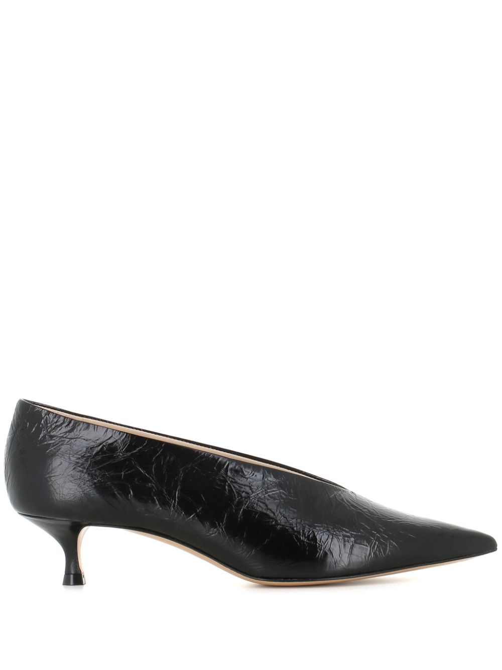 Le Monde Beryl Babouche 40mm leather pumps - Black von Le Monde Beryl