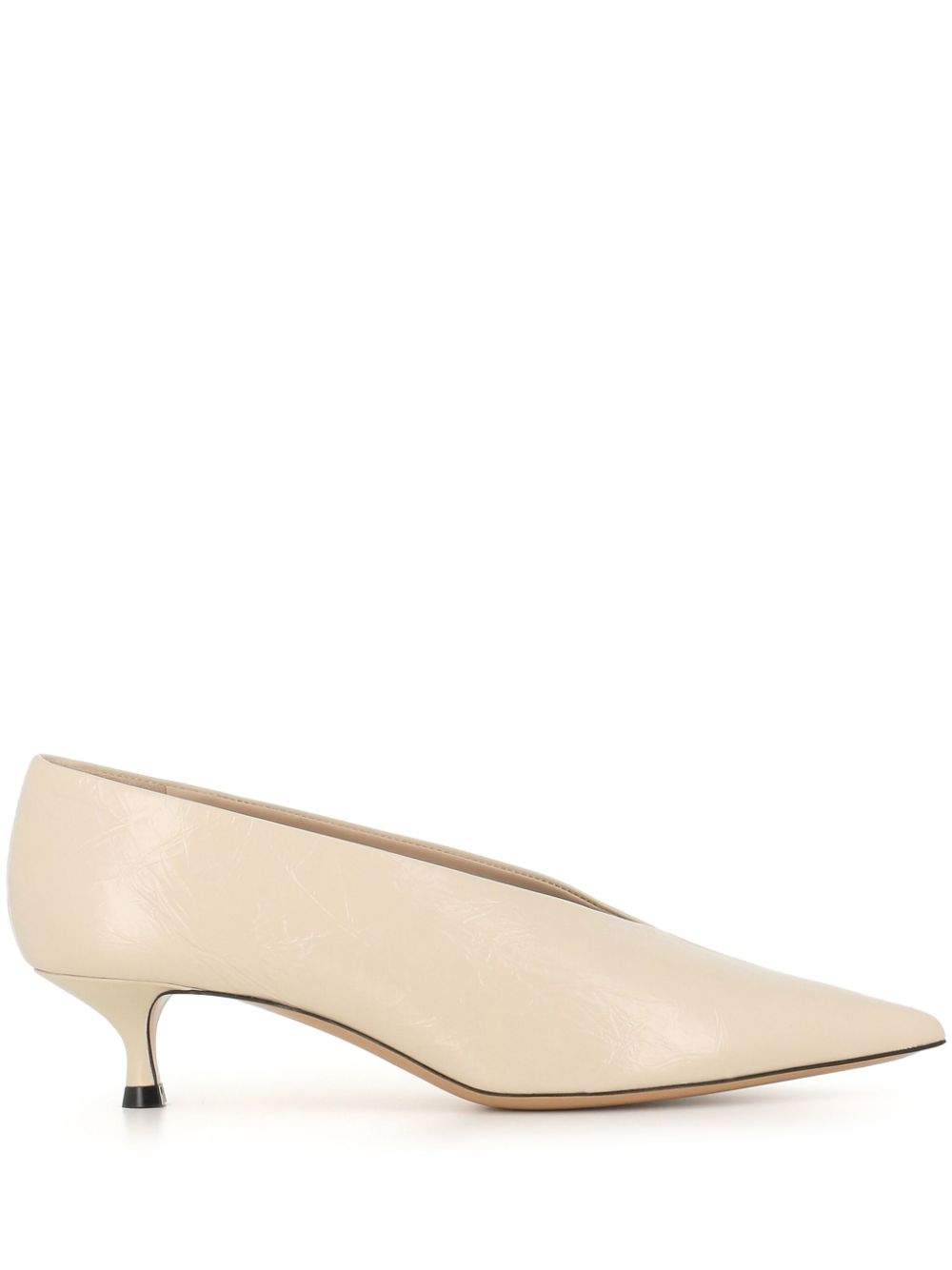 Le Monde Beryl Babouche 40mm leather pumps - Neutrals von Le Monde Beryl