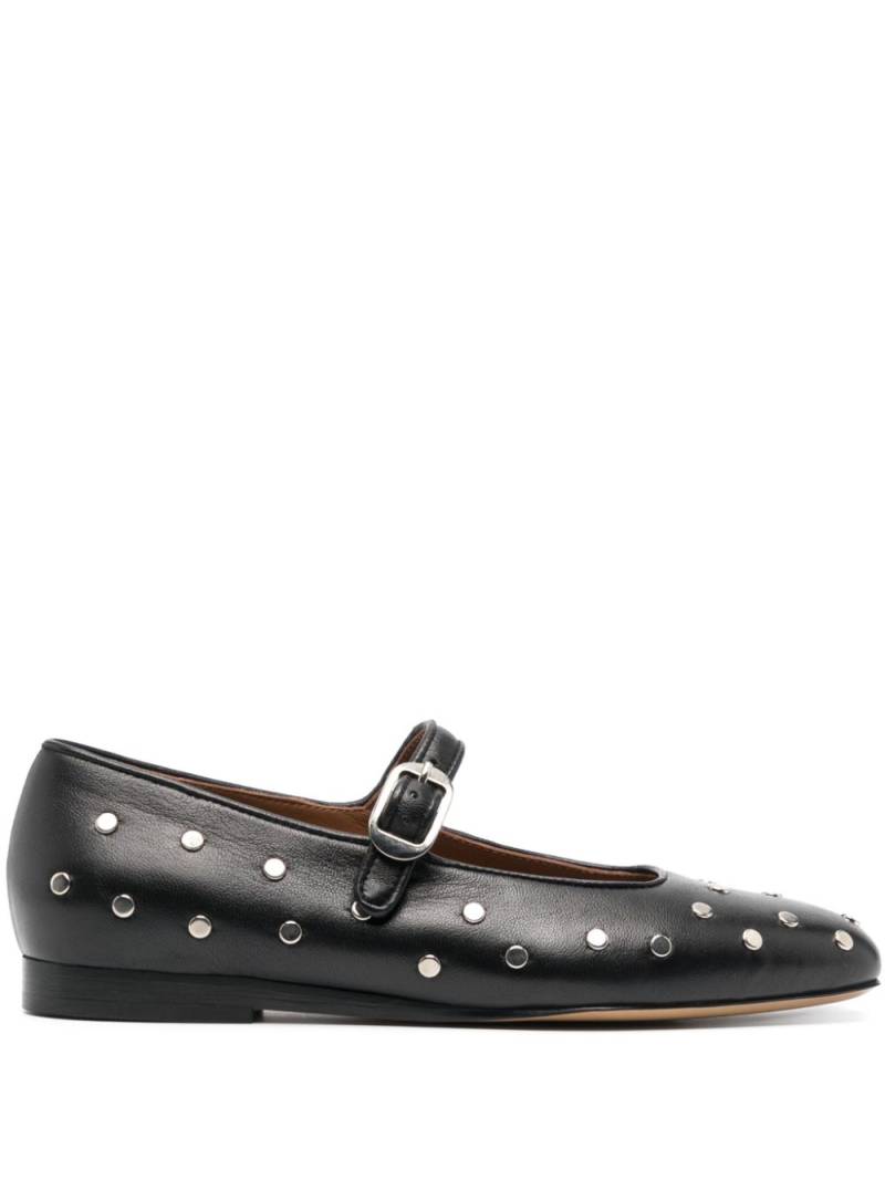 Le Monde Beryl Mary Jane studded ballerina shoes - Black von Le Monde Beryl