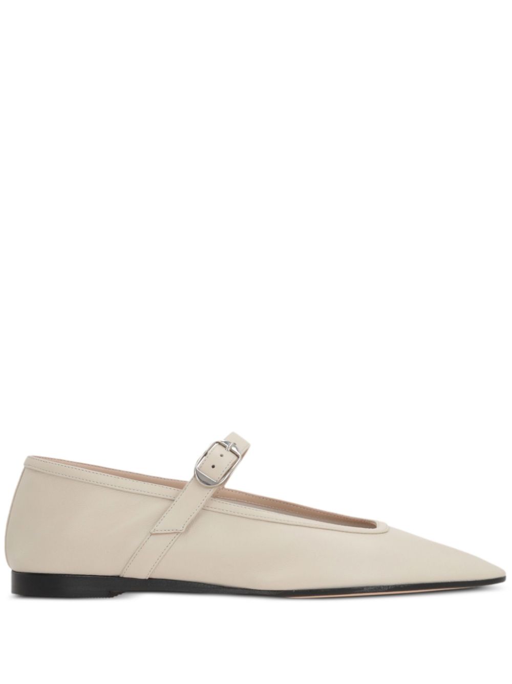 Le Monde Beryl buckle-fastening leather Mary Janes - Neutrals von Le Monde Beryl