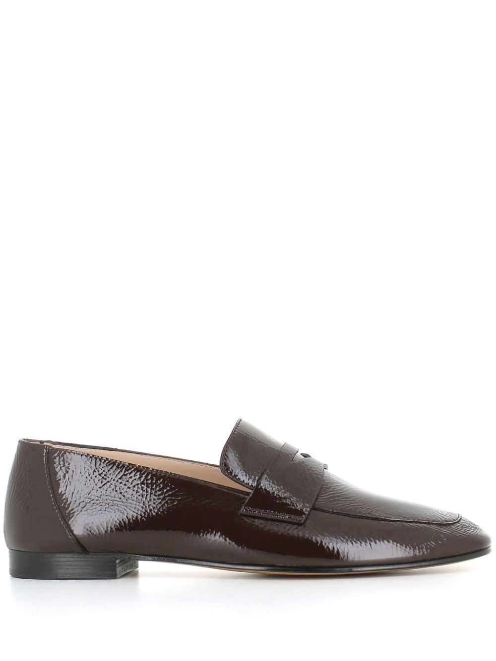 Le Monde Beryl penny-slot patent-leather loafers - Brown von Le Monde Beryl