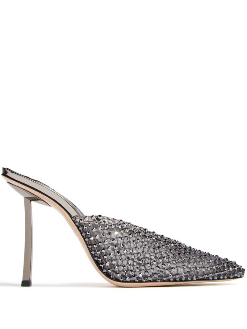 Le Silla 105mm Gilda mules - Grey von Le Silla