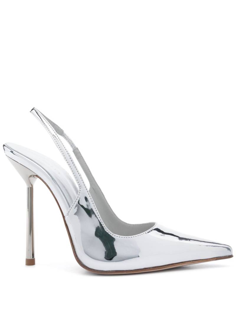 Le Silla 120mm Bella slingback pumps - Silver von Le Silla