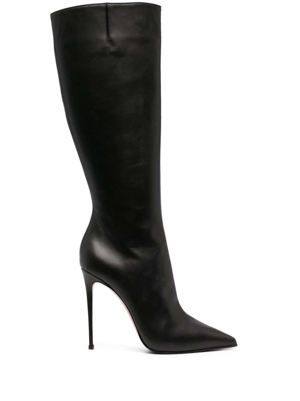 Le Silla 120mm pointed-toe leather boots - Black von Le Silla