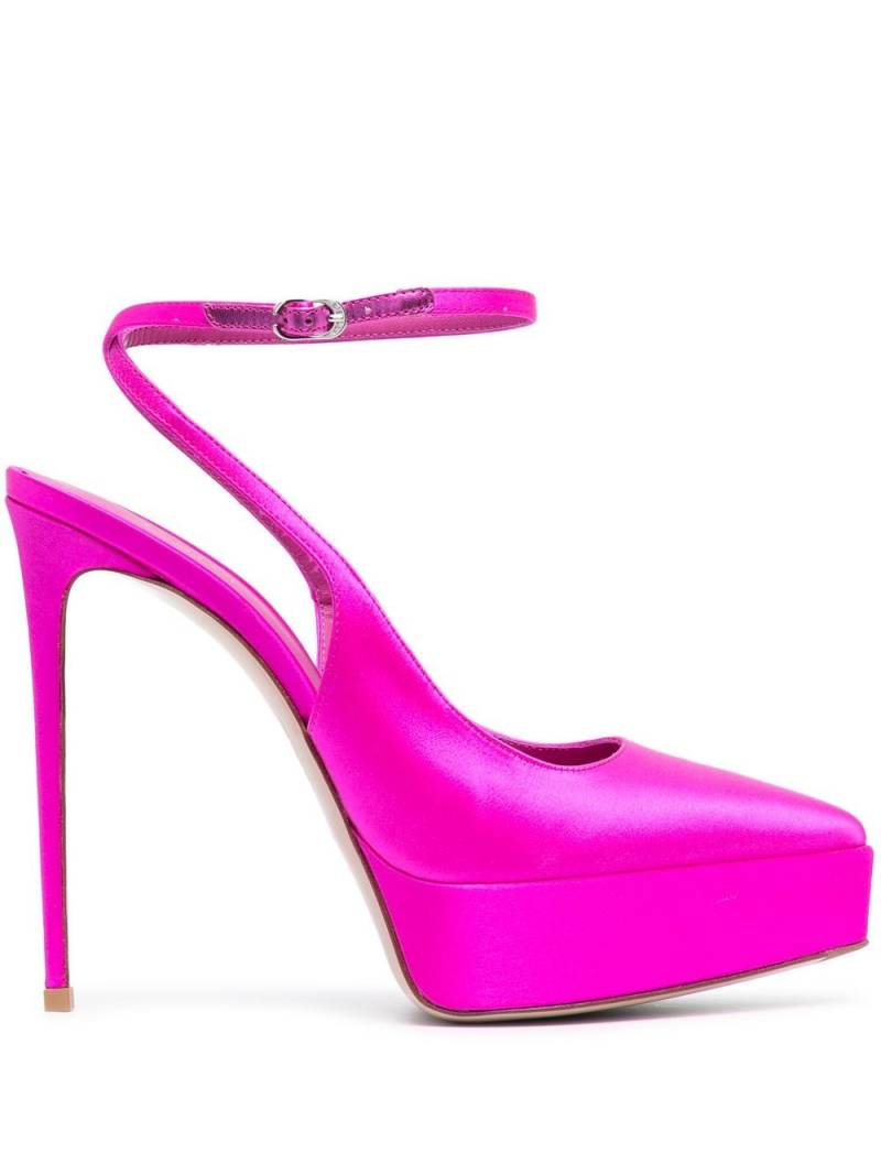 Le Silla Uma 140mm satin slingback pumps - Pink von Le Silla