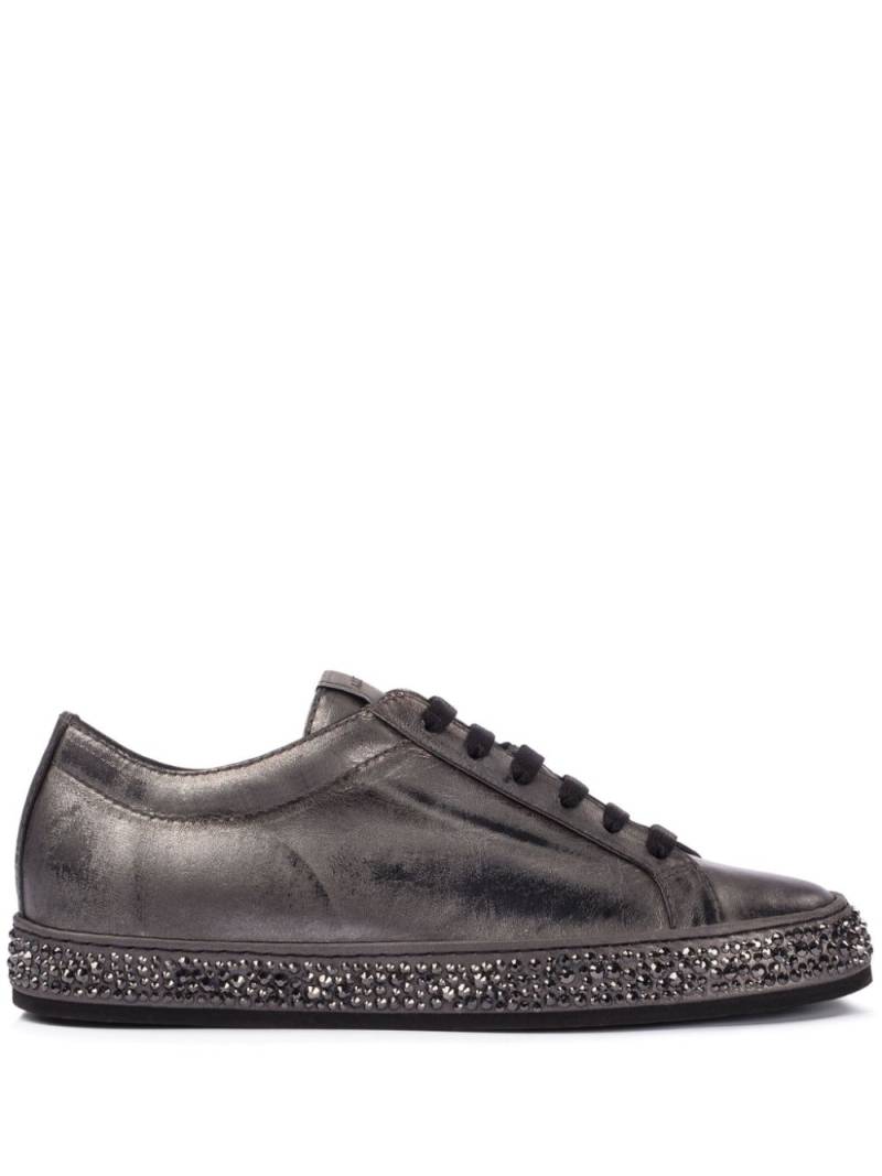 Le Silla Andrea crystal-embellished sole sneakers - Black von Le Silla