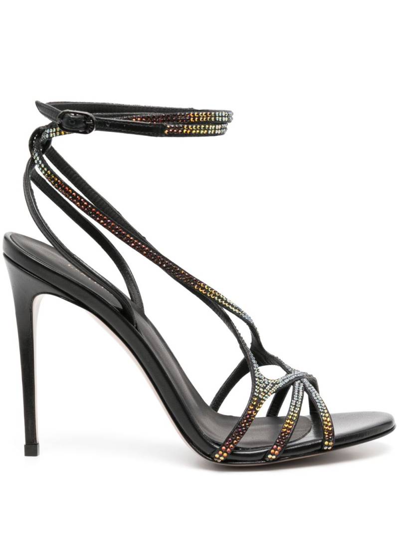 Le Silla Belen 105mm rhinestone-embellished sandals - Black von Le Silla