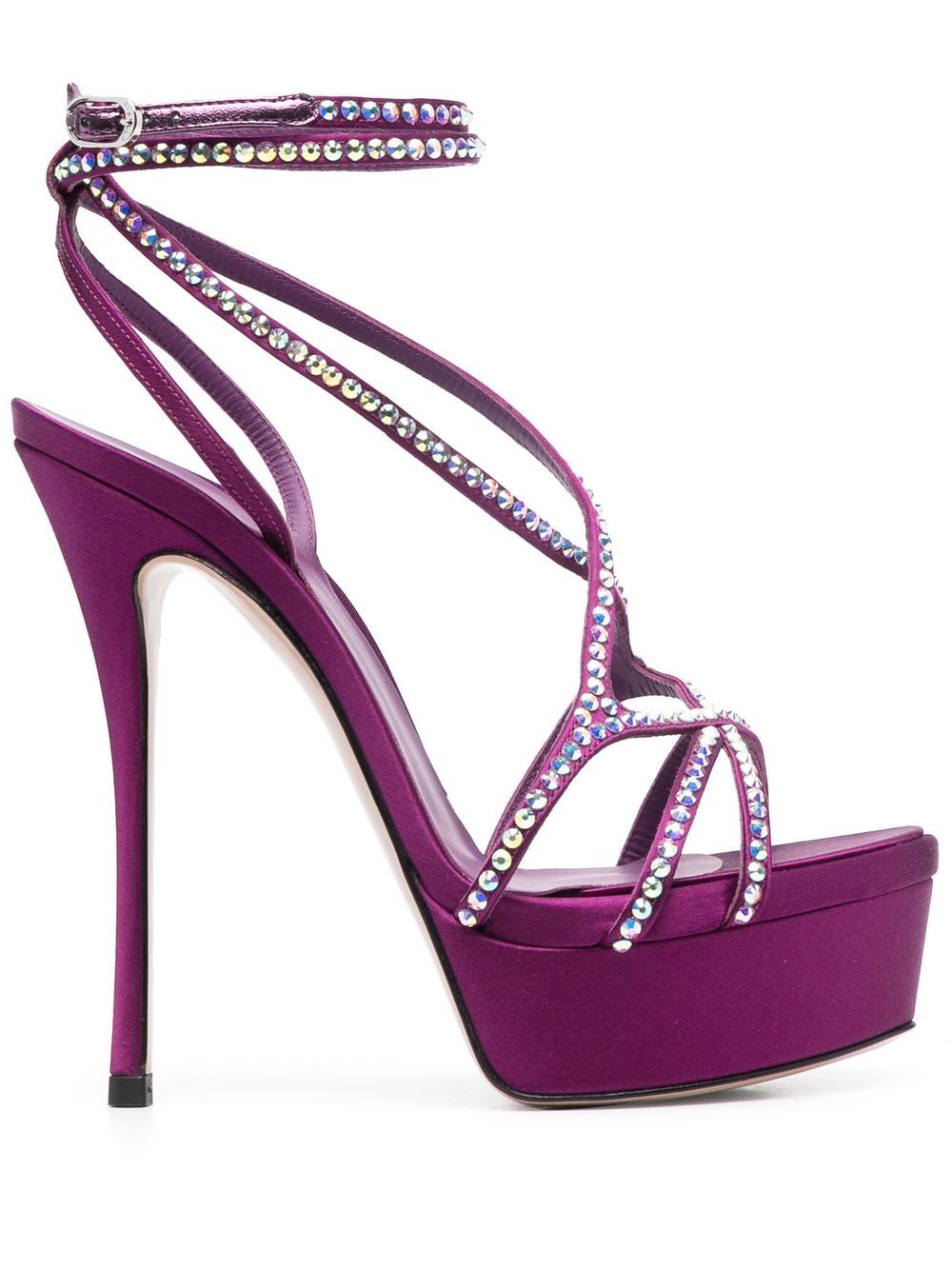 Le Silla Belen crystal-embellished sandals - Purple von Le Silla