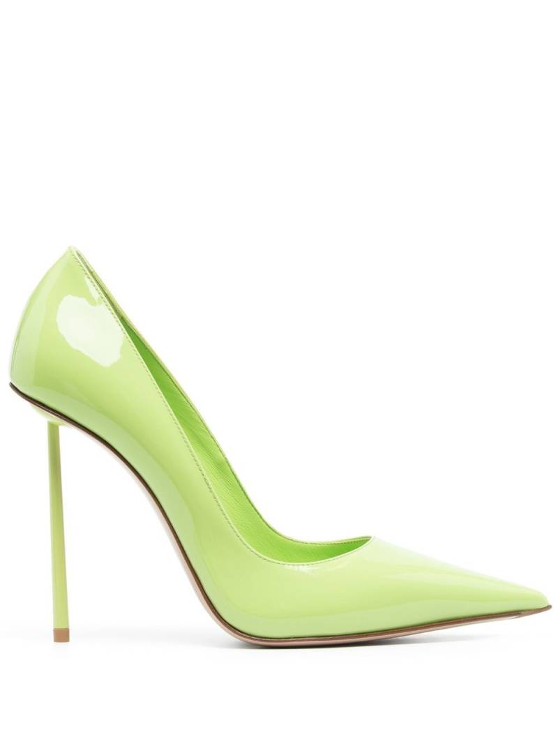 Le Silla Bella 120mm leather pumps - Green von Le Silla