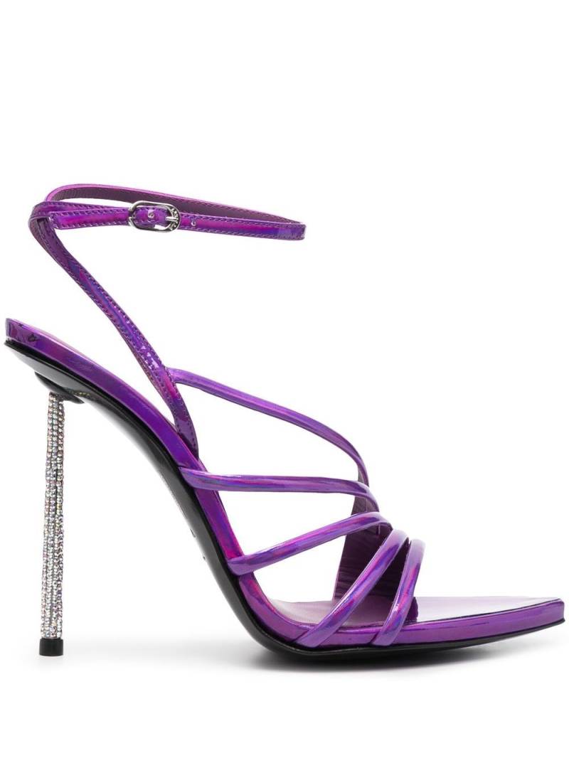 Le Silla Bella 120mm patent-leather sandals - Purple von Le Silla