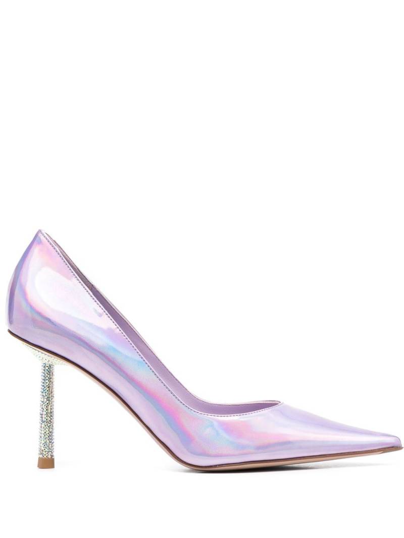 Le Silla Bella iridescent-finish pumps - Purple von Le Silla