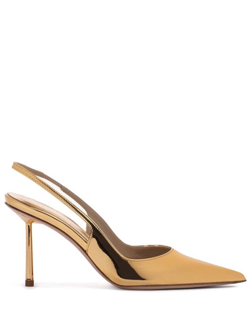 Le Silla Bella metallic slingback pumps - Gold von Le Silla