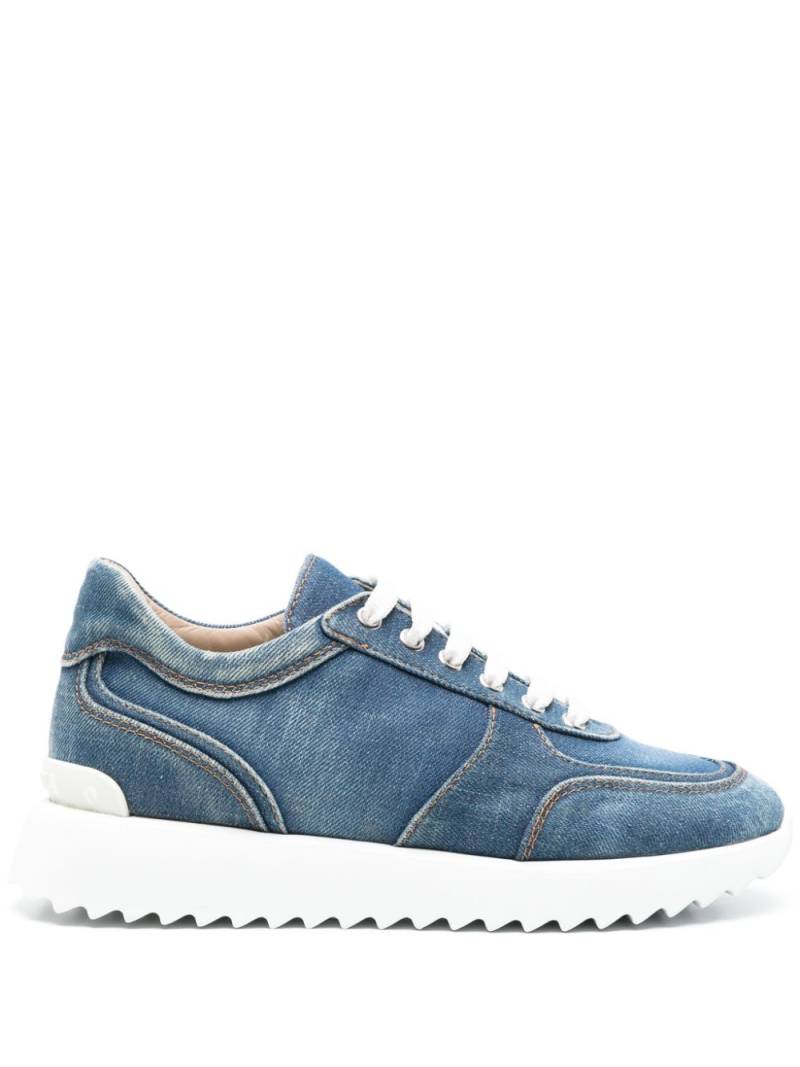 Le Silla Claire denim sneakers - Blue von Le Silla