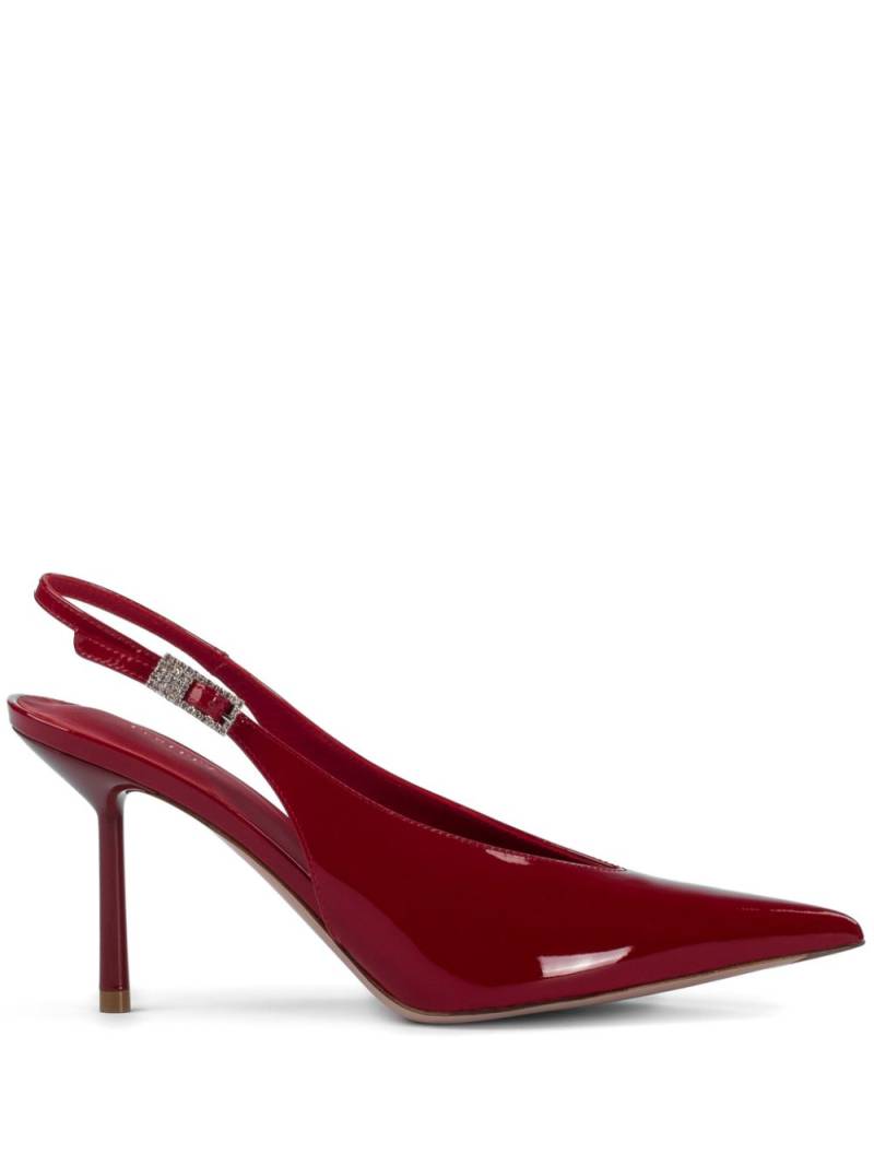 Le Silla Clivage 80mm leather pumps - Red von Le Silla