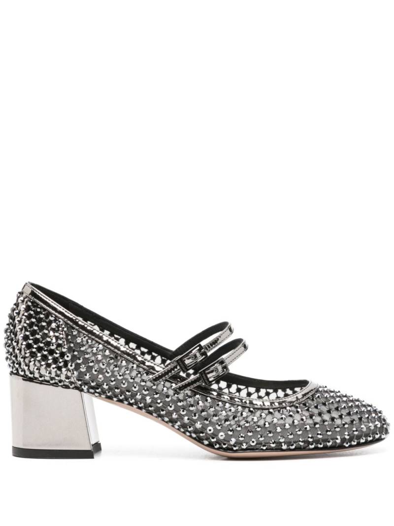 Le Silla Danielle 50mm Mary Jane pumps - Silver von Le Silla