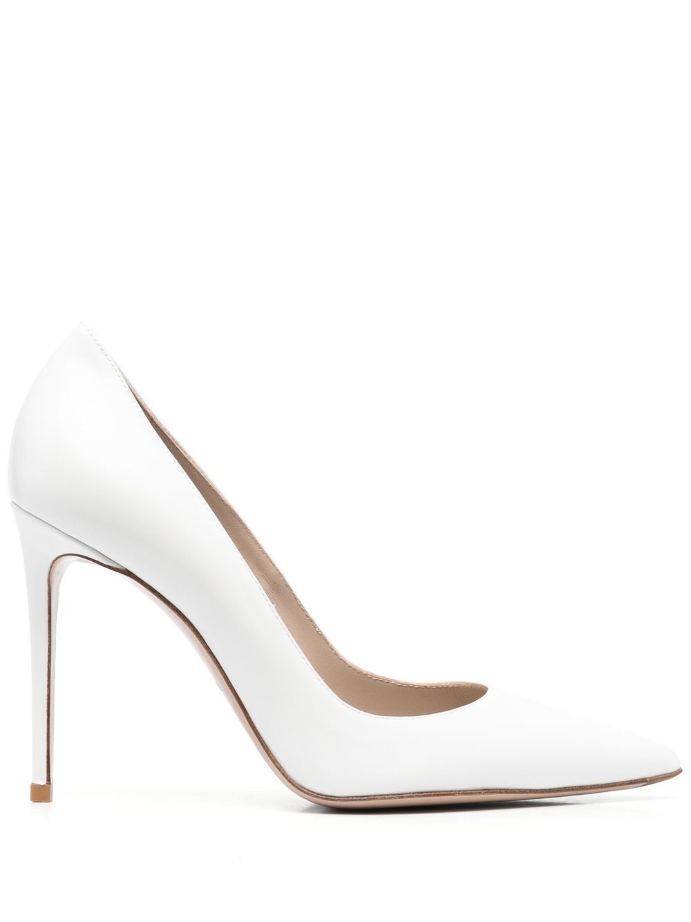 Le Silla Eva 100mm leather pumps - White von Le Silla