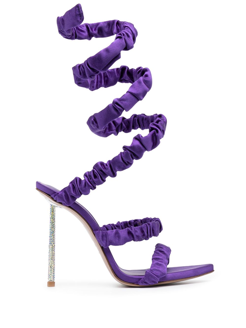 Le Silla Fedra 120mm ankle-strap sandals - Purple von Le Silla