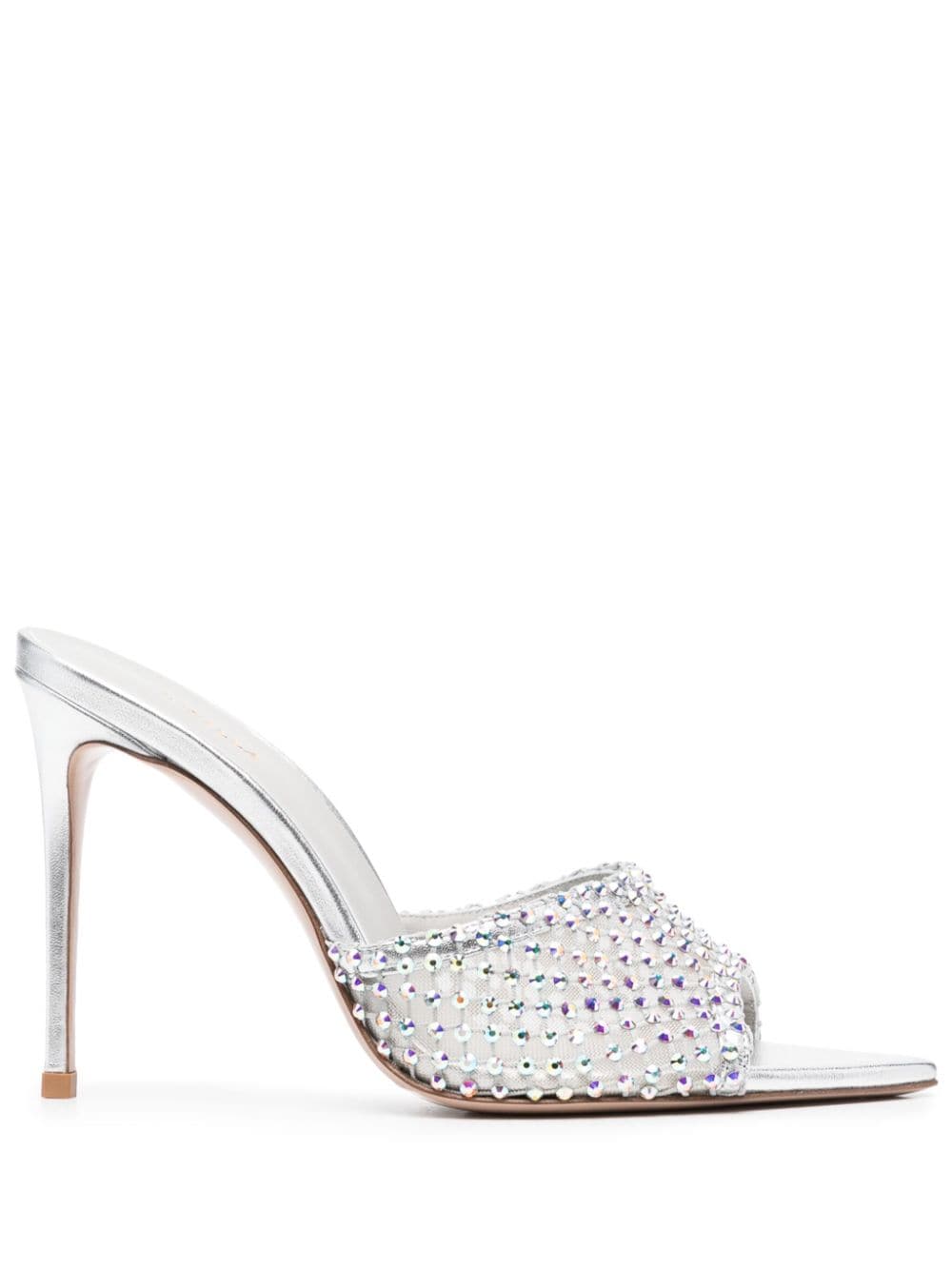 Le Silla Gilda 110mm crystal-embellished sandals - Silver von Le Silla