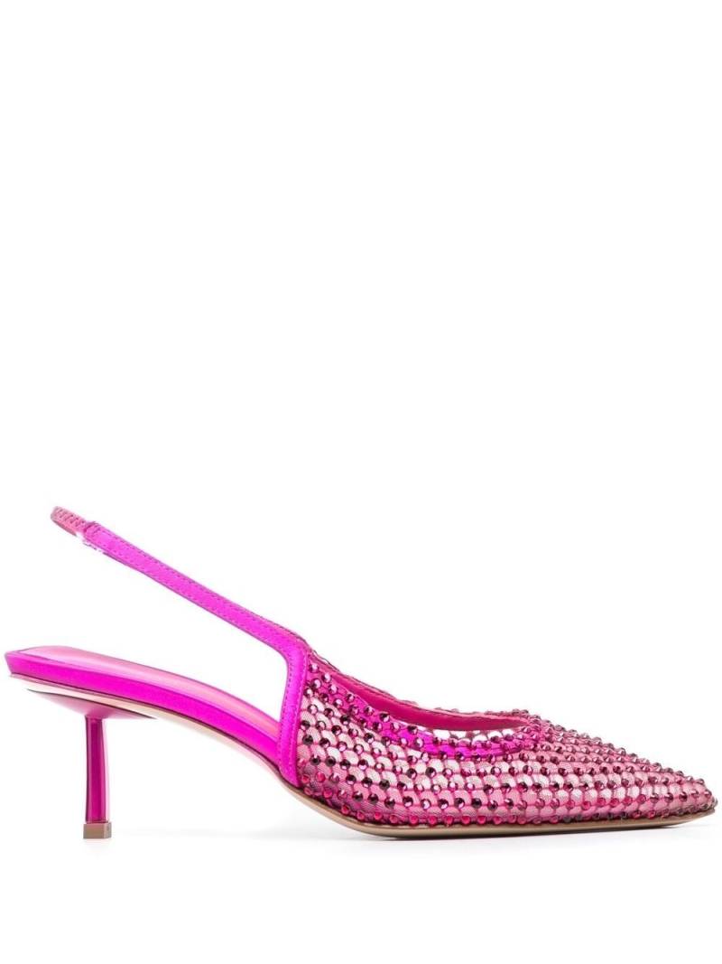 Le Silla Gilda 50mm crystal-embellished pumps - Pink von Le Silla