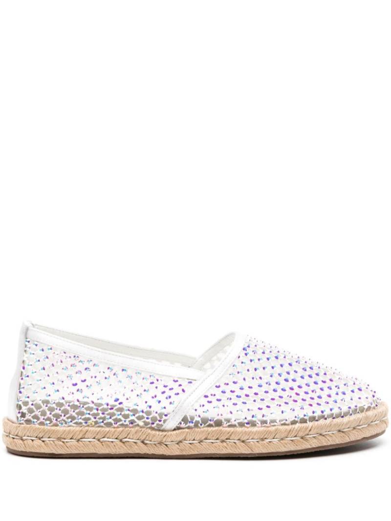 Le Silla Gilda crystal-embellished espadrilles - White von Le Silla