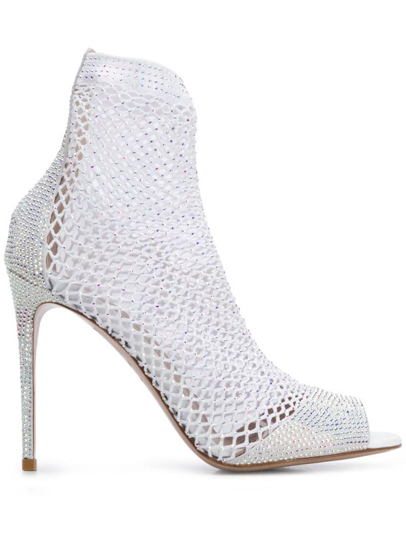 Le Silla Gilda mesh-sock sandals - White von Le Silla