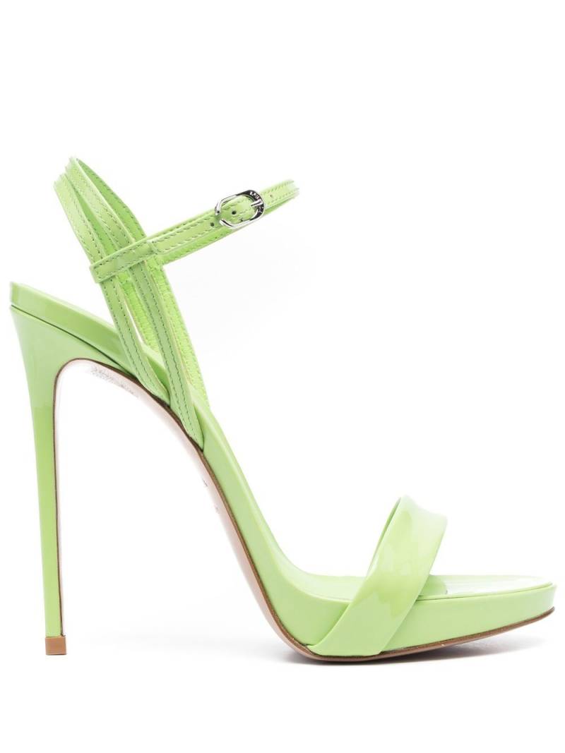 Le Silla Gwen 120mm patent-leather sandals - Green von Le Silla