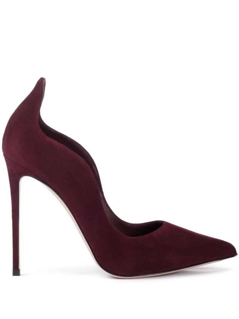 Le Silla Ivy 120mm suede pumps - Red von Le Silla