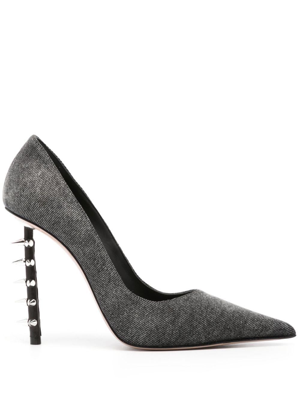 Le Silla Jagger 115mm spike-stud detailing pumps - Black von Le Silla