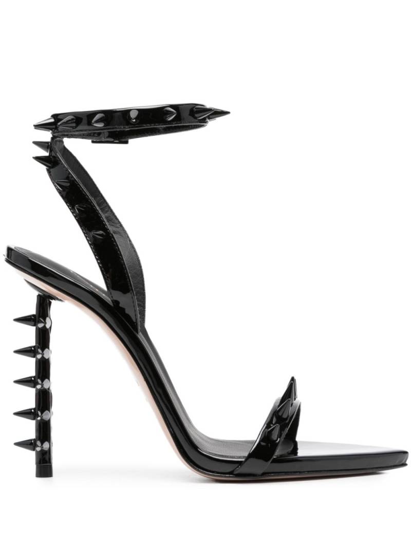 Le Silla Jagger 120mm stud-embellished sandals - Black von Le Silla