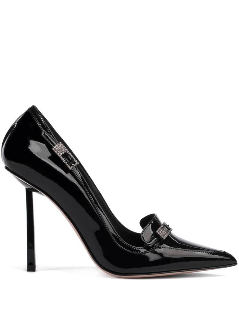 Le Silla Morgana patent-leather pumps - Black von Le Silla