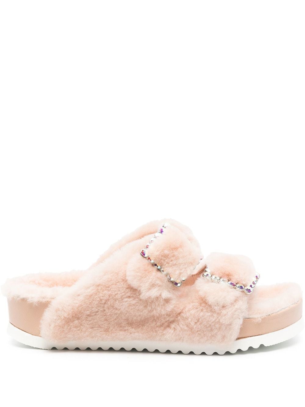 Le Silla Rita buckle-embellished slipper - Neutrals von Le Silla