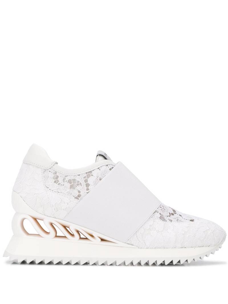 Le Silla Rubel Wave lace sneakers - White von Le Silla