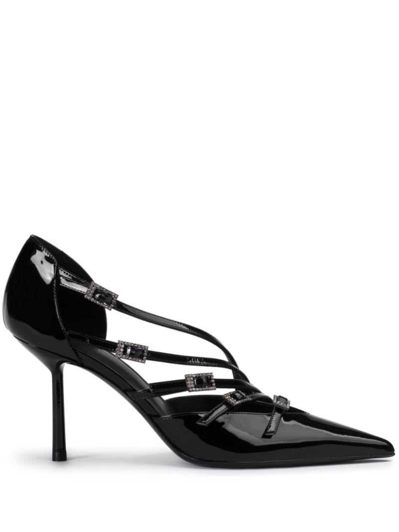 Le Silla Scarlet 100mm leather pumps - Black von Le Silla