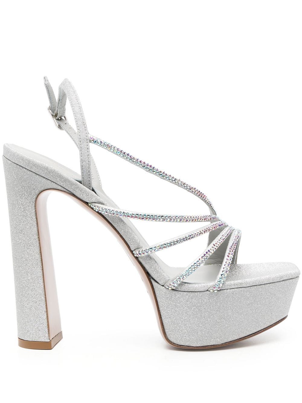 Le Silla Scarlet 150mm platform sandals - Grey von Le Silla