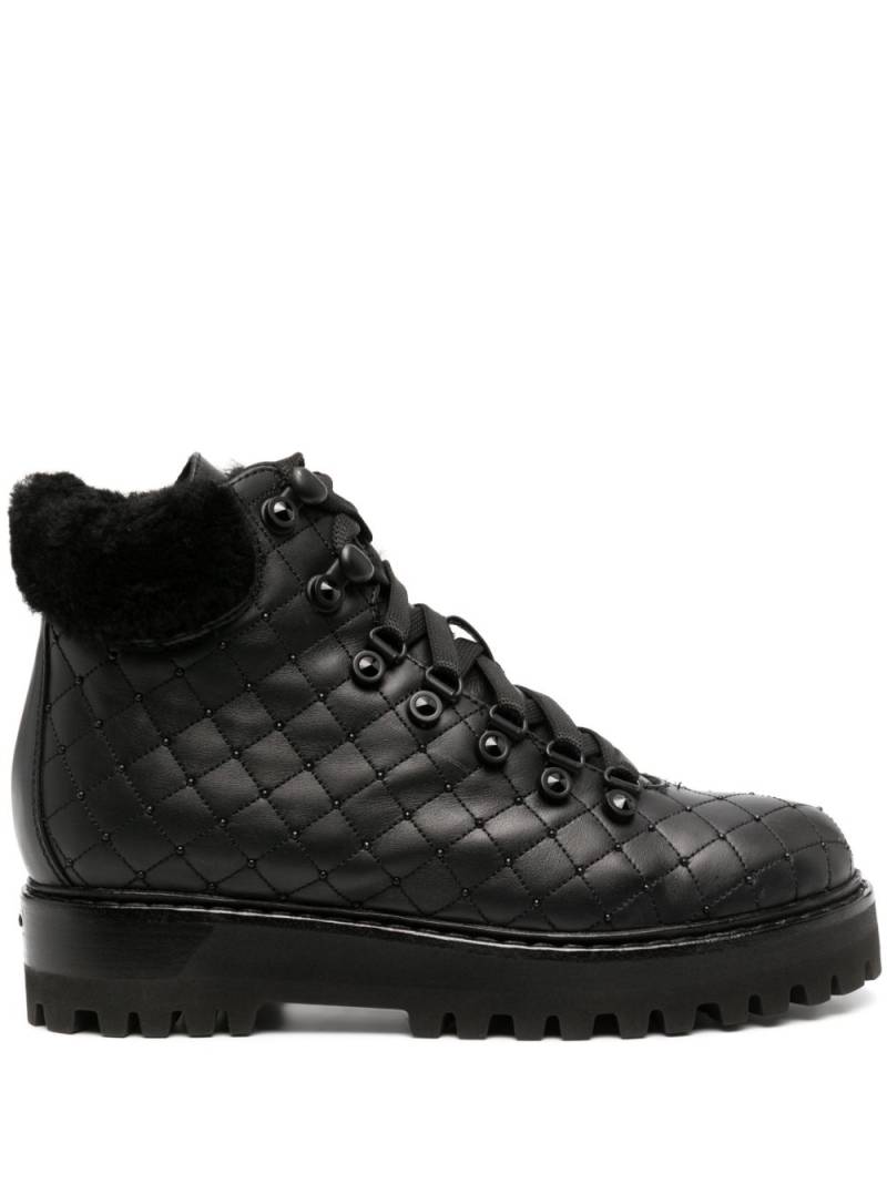 Le Silla St. Moritz quilted leather boots - Black von Le Silla