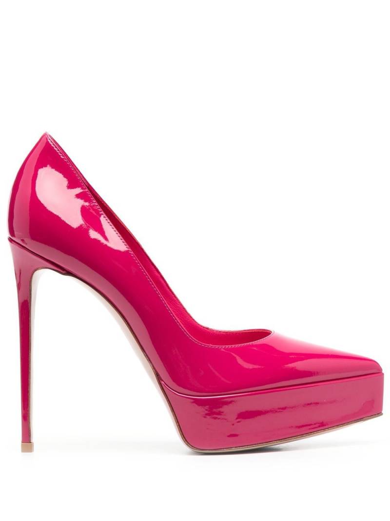 Le Silla Uma 120mm patent-leather pumps - Pink von Le Silla