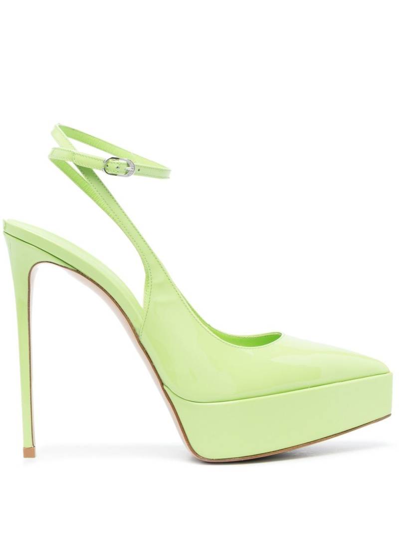 Le Silla Uma 140mm slingback pumps - Green von Le Silla