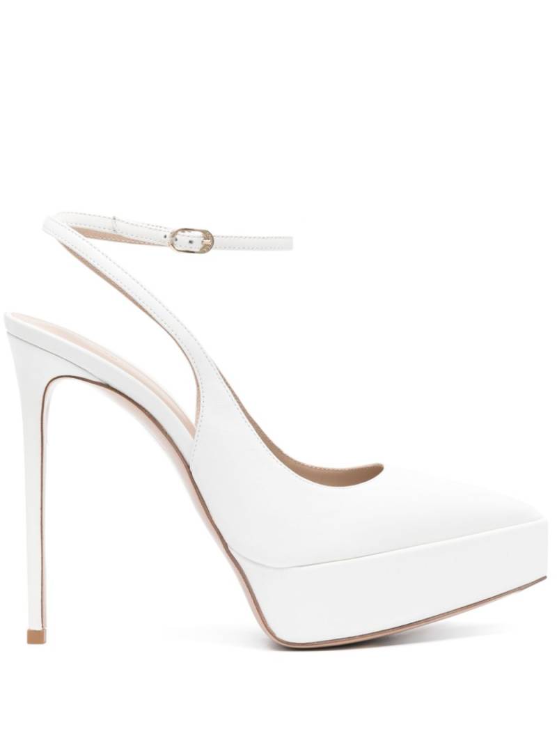 Le Silla Uma 140mm slingback pumps - White von Le Silla