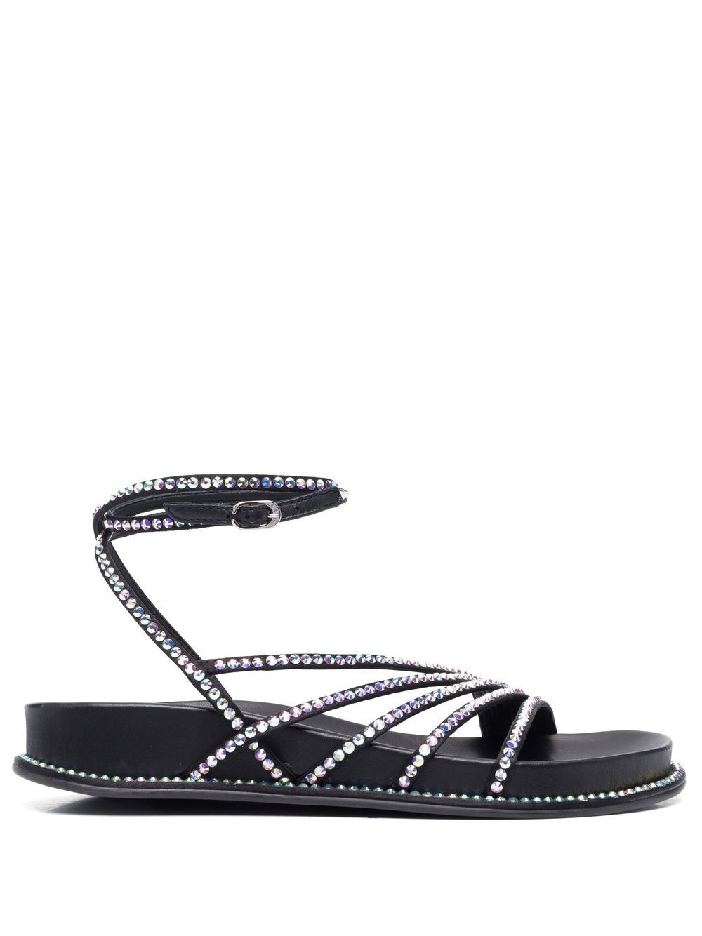 Le Silla crystal-embelished sandals - Black von Le Silla