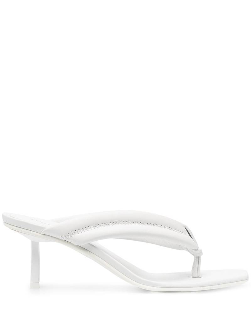 Le Silla leather slip-on sandals - White von Le Silla