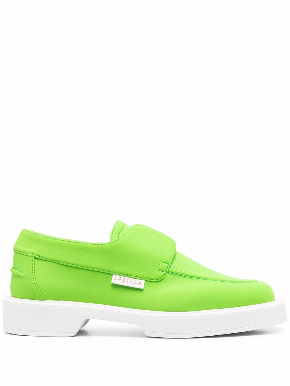Le Silla slip-on leather loafers - Green von Le Silla
